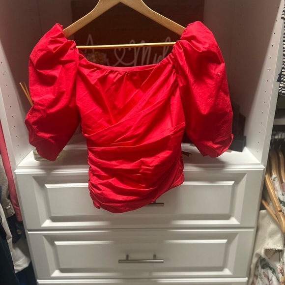 Revolve Petersyn Elegant Red Women's Top - Picture 7 of 7